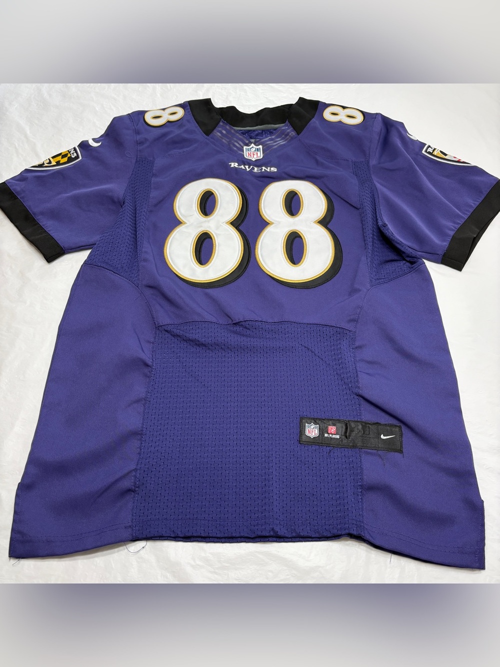 Nike On Field Baltimore Ravens Dennis Pitta #88 Jersey Purple Stitched Mens 40 M